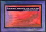 Common sense Will Rogers magnet - Heartful Art by Raphaella Vaisseau